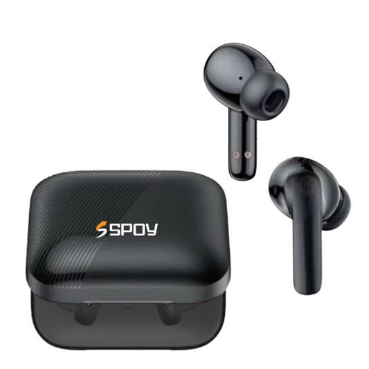 SPOY Prime Buds | 25H Playtime | Bluetooth 5.4 | IPX5 Waterproof | Touch Control | True Wireless Earbuds