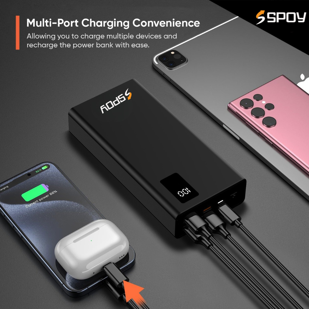 SPOY 20000mAh Power Bank – 23W Fast Charging