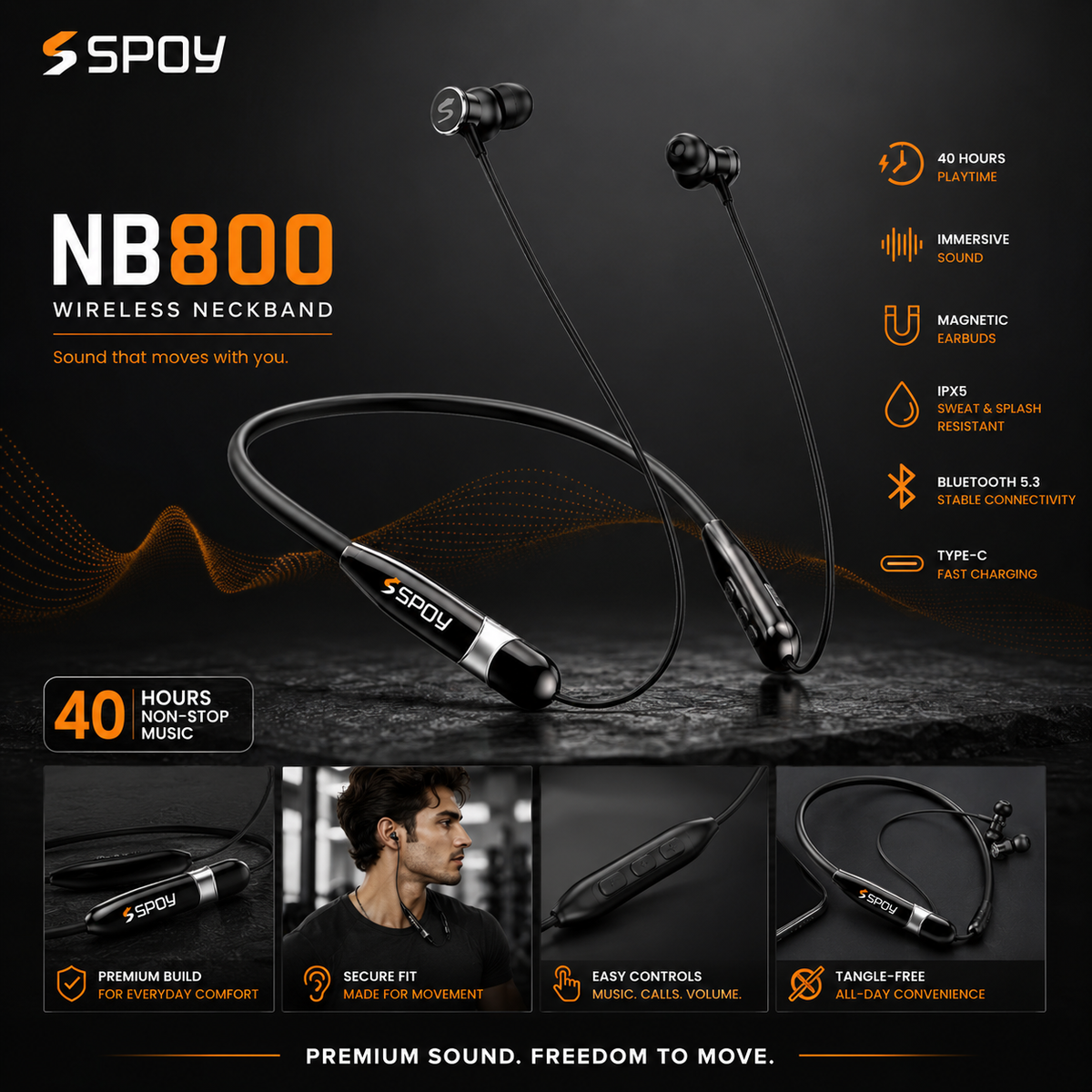SPOY NB800 Neckband