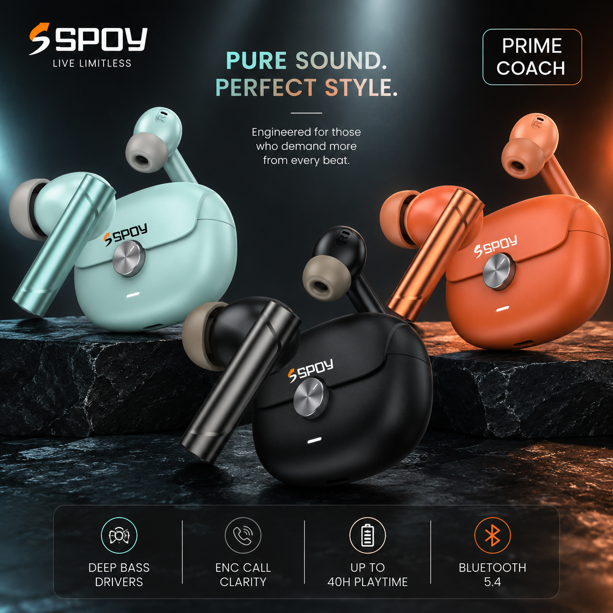 Spoy Prime Coach Earbuds
