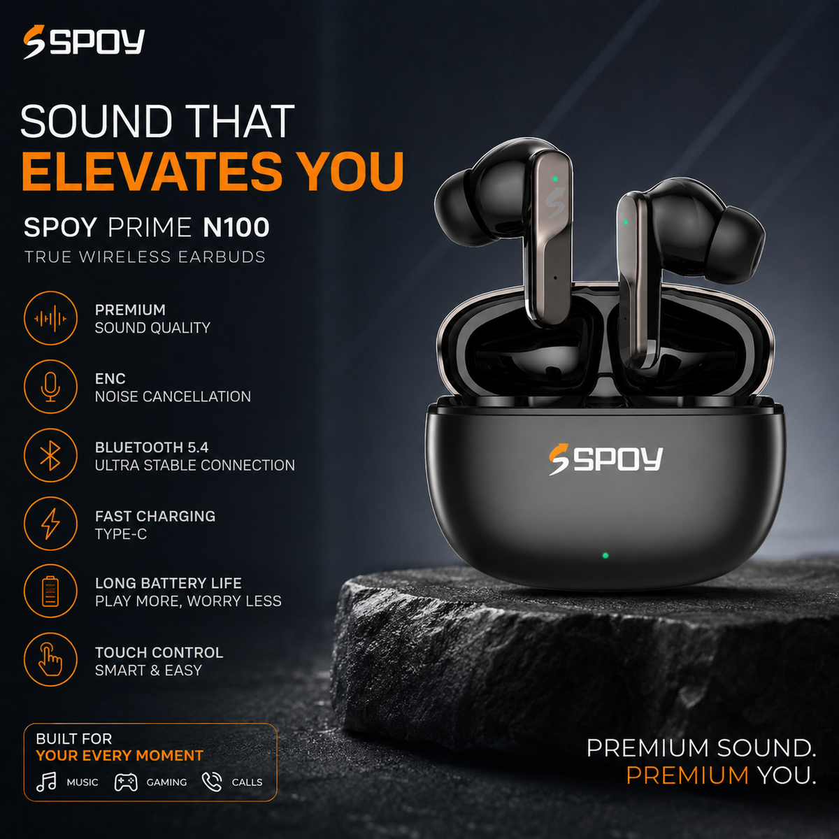 SPOY AIR Earbuds (ANC+ENC)
