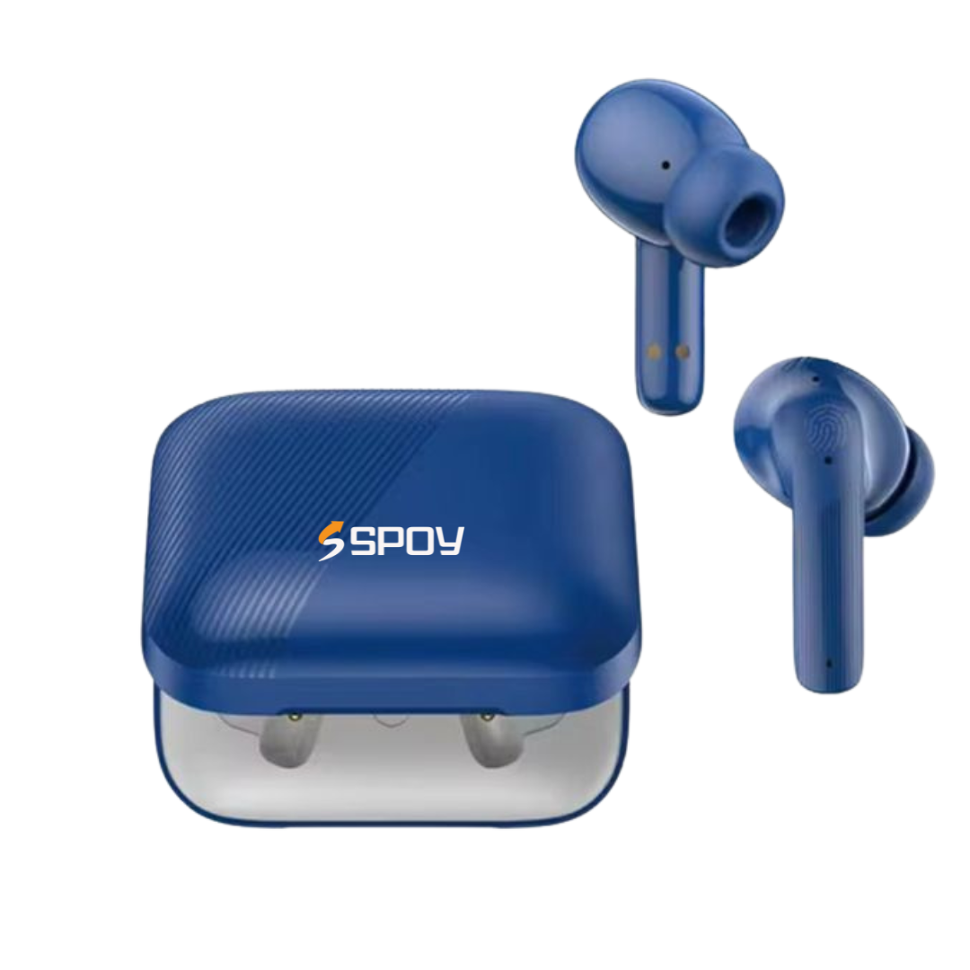 SPOY Prime Buds | 25H Playtime | Bluetooth 5.4 | IPX5 Waterproof | Touch Control | True Wireless Earbuds