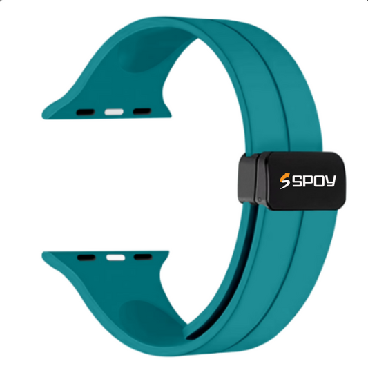 SPOY Silicone Magnetic Band for Apple Watch (38/40/41mm) STONE BLUE