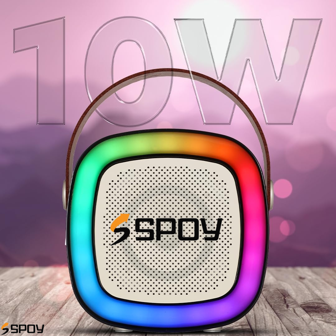 SPOY Bluetooth Speaker S12-compact and powerful (Assorted Colour)